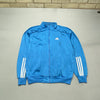 00s Blue Adidas Track Jacket Men's Medium