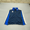 Navy and White Lotto Track Jacket Men's Medium