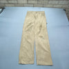 Beige Wrangler Carpenter Workwear Trousers W30