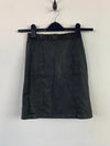 Black Leather Skirt Women's Small