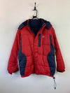 Red Starter Puffer Jacket Men's Large