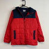 Navy and Red Columbia Jacket Youth's Large