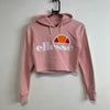 Pink Ellesse Cropped Hoodie Women's Small