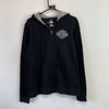 Black Harley Davidson zip up Hoodie Women's Large