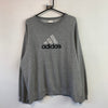 00s Grey Adidas Sweatshirt Men's Large