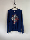 Vintage Navy Sweatshirt Women's Large