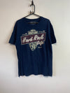 Navy Hard Rock T-Shirt Men's Large