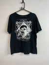 Black Graphic Print T-Shirt Medium