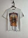 White Graphic Print T-Shirt Large