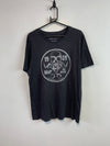 Black Graphic Print T-Shirt Large