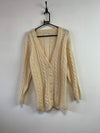 Beige Knitwear Sweater Women's Large