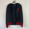 Vintage Black Polo Ralph Lauren zip up Hoodie Women's Medium