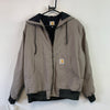 Grey Reworked Carhartt Workwear Jacket Men's Medium