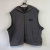 Grey Harley Davidson Sleeveless Hoodie Men's XXL