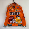 Reworked Orange Nascar M&M Jacket Men's Large