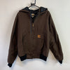 Reworked Brown Carhartt Workwear Jacket Men's Medium