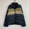 Navy and Beige Nautica Puffer Jacket Men's Large