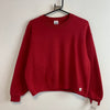 Vintage Red Russell Athletic Blank Sweatshirt Men's Medium