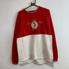 Red and White Disney Sweatshirt Men's S/M