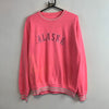 Pink Alaska Sweatshirt Men's Medium