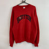 Vintage Red Jerzees Sweatshirt Men's Large