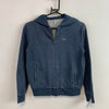 Blue Lacoste zip up Hoodie Women's Small