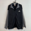 Vintage 90s Black and Grey Adidas Track Jacket Men's XL