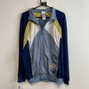 Vintage 90s Navy and White Adidas Track Jacket Men's Medium