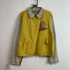 Yellow and Grey Sisley Baseball Jacket Men's XL