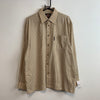 Beige Dickies Button up Shirt Men's Large