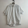 White Lacoste Button up Shirt Men's Medium