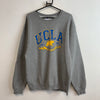 Vintage 90s Grey Russell Athletic Sweatshirt Men's Large