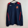 Navy and Red Umbro Sweatshirt XXL