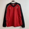 00s Black and Red Nike Sweatshirt Men's XL