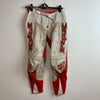 White and Red Fox Racing Motorcross Pants W32