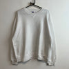 Vintage 90s White Russell Athletic Blank Sweatshirt Men's Large