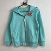 Light Blue Converse zip up Hoodie Youth's Large