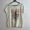 White ACDC T-Shirt Men's XL