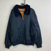 Vintage Navy Bomber Jacket Men's 4XL