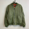 Green MA-1 Bomber Jacket Women's XL