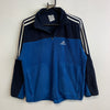 00s Black and Blue Adidas Fleece Men's Medium