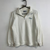 White Fila Quarter zip Women's Medium