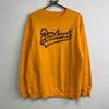 Yellow Embroidery Sweatshirt Men's Medium