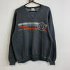 Vintage Grey Print Sweatshirt Men's Medium