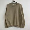 Vintage 90s Beige Nike Sweatshirt Men's Large