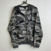 Grey Camo Nike zip up Hoodie Men's Large