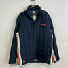 00s Navy and White Adidas Jacket Men's XL