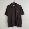 00s Washed Black Adidas Polo Shirt Men's XL