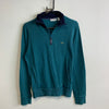 Turquoise Lacoste Quarter zip Women's Small