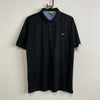 Black Lacoste Polo Shirt Men's Medium